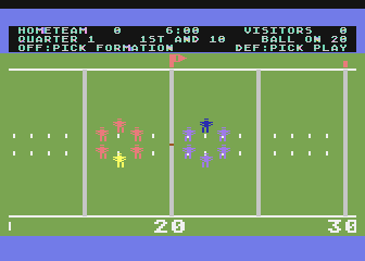RealSports Football screenshot 4 for Atari 2600